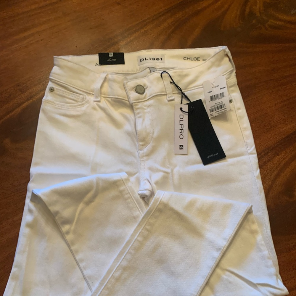 Chloe Girls white jeans
